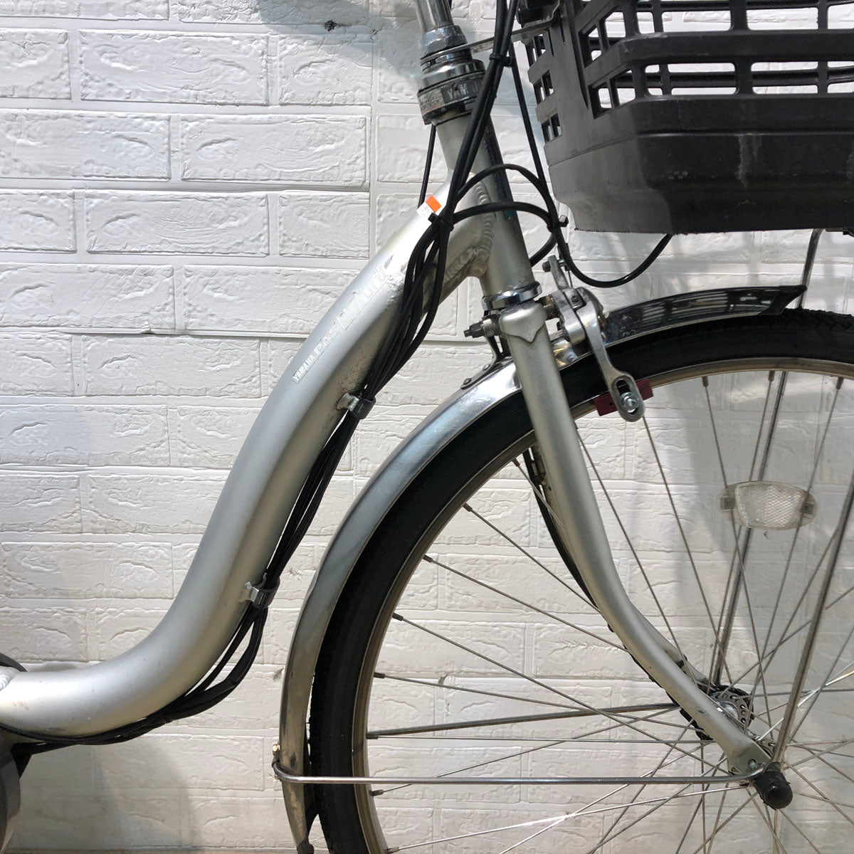 中古電動自転車 ヤマハ PAS ナチュラ XL スーパー シルバー 26インチ YB059
