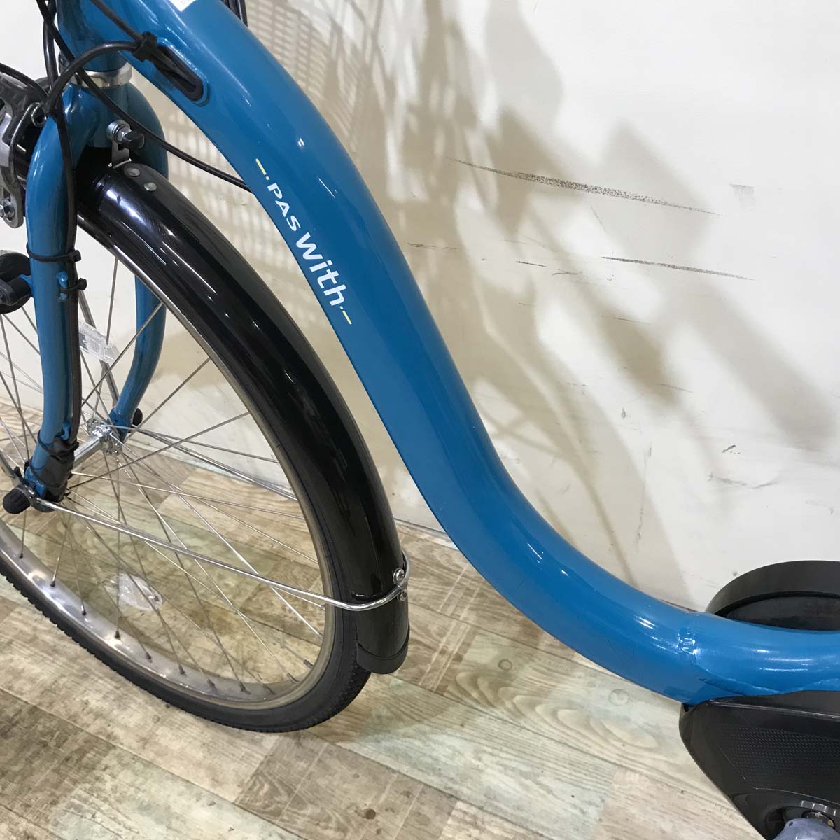 ヤマハ PAS With パス ウィズ ブルー 26インチ KW016 【中古車】