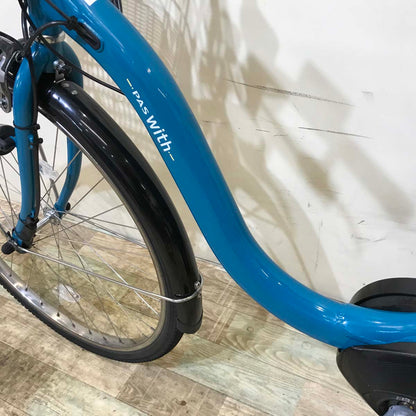 ヤマハ PAS With パス ウィズ ブルー 26インチ KW016 【中古車】