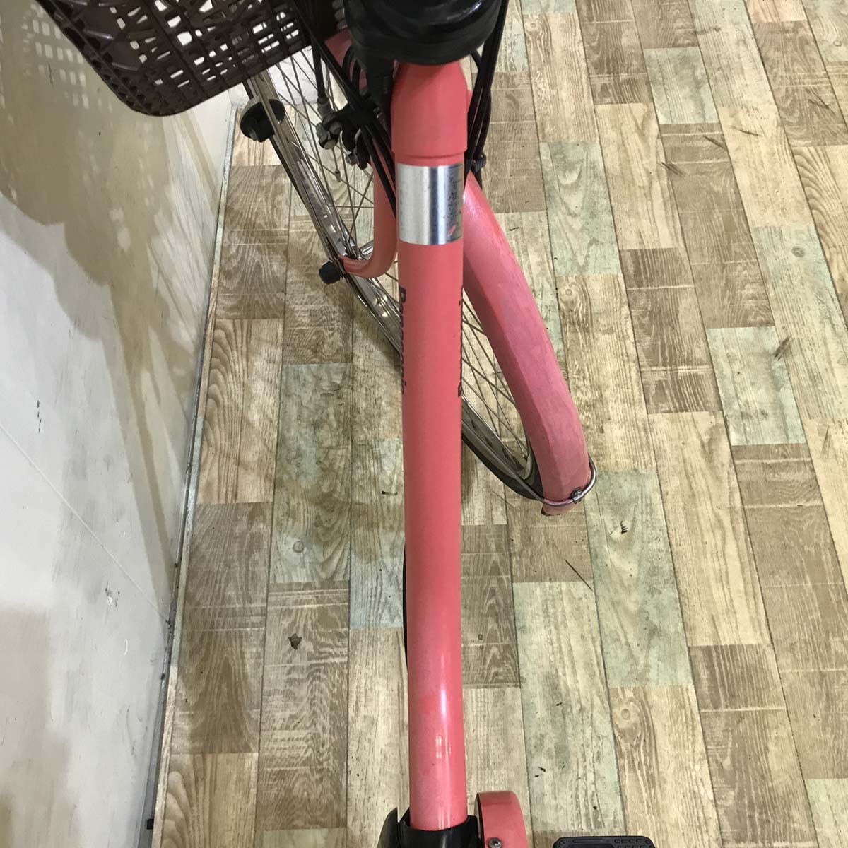 中古電動自転車  パナソニック ビビ スタイル DX ピンク 26インチ KA073
