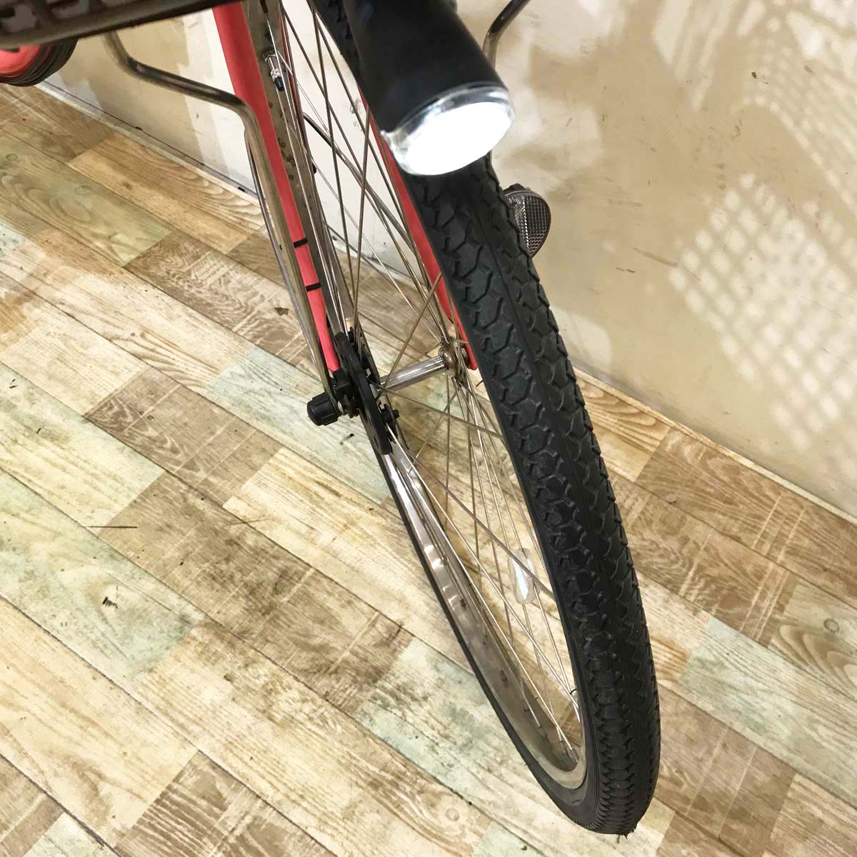 中古電動自転車  パナソニック ビビ スタイル DX ピンク 26インチ KA073