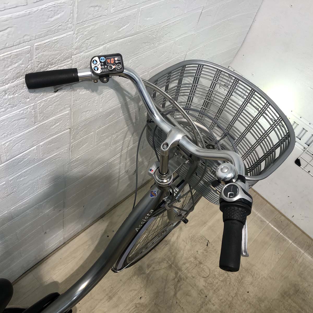 中古電動自転車 ブリヂストン アシスタ ロイヤル シルバー 24インチ YB061