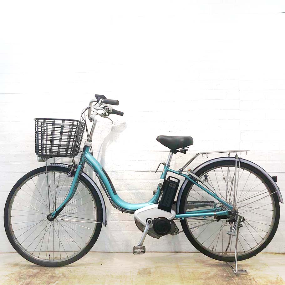 中古電動自転車 ブリヂストン アシスタDX ブルー 26インチ YG103 – e