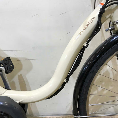 ヤマハ PAS ナチュラ L アイボリー ホワイト 26インチ KW018 【中古車】