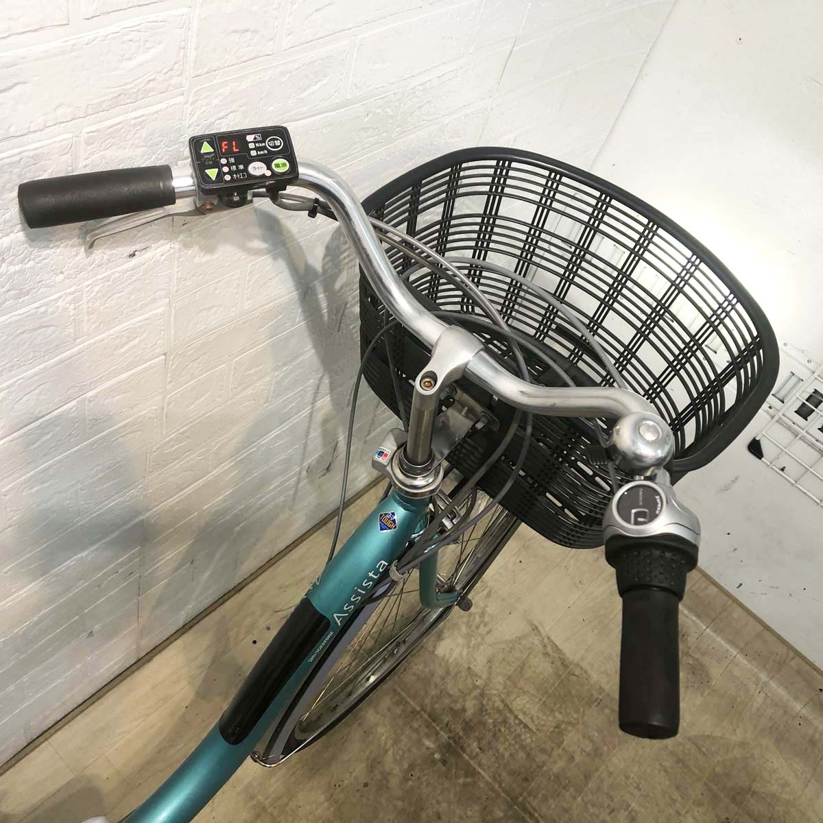 中古電動自転車 ブリヂストン アシスタDX ブルー 26インチ YG103