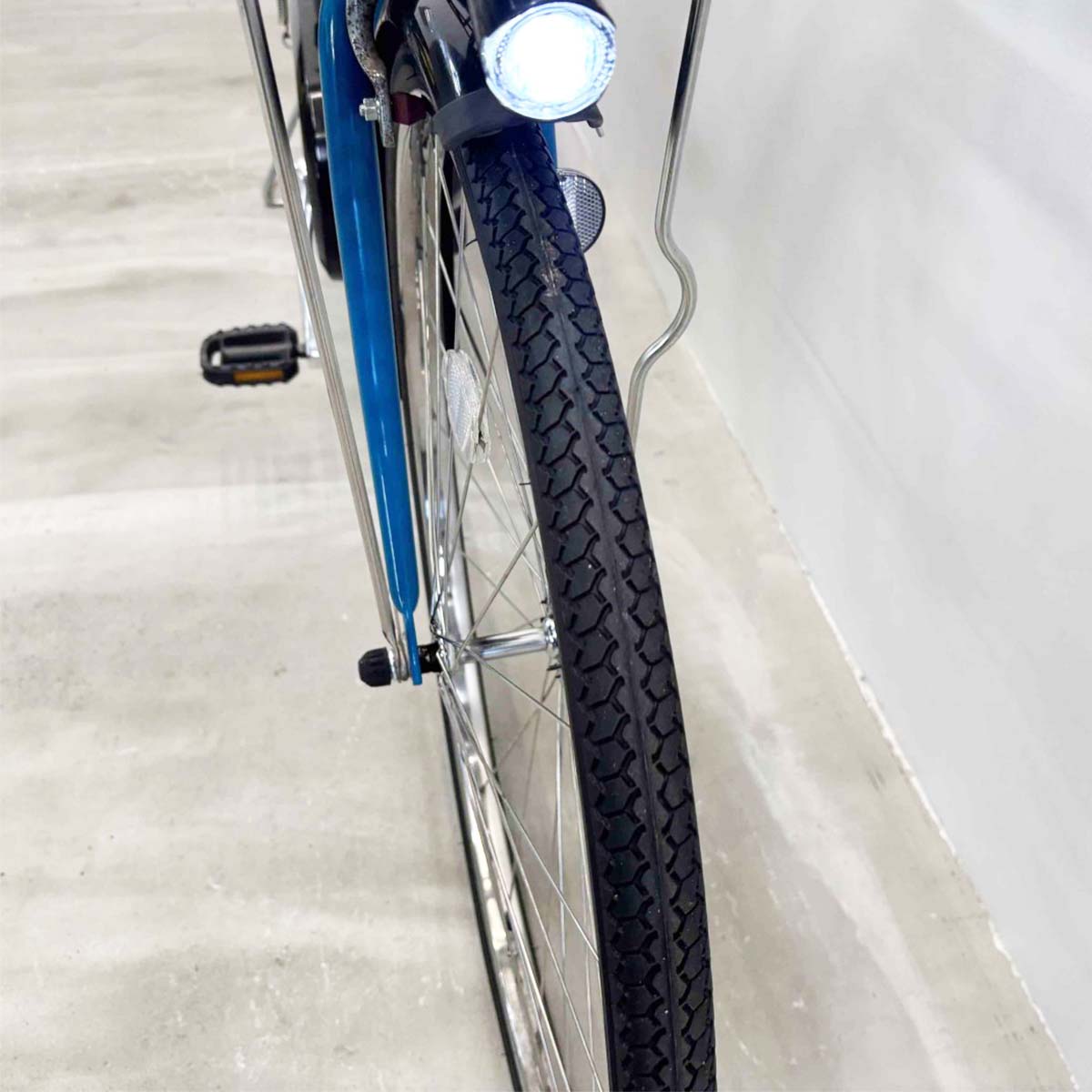 中古電動自転車 ヤマハ PAS ウィズ ブルー 26インチ YJ123