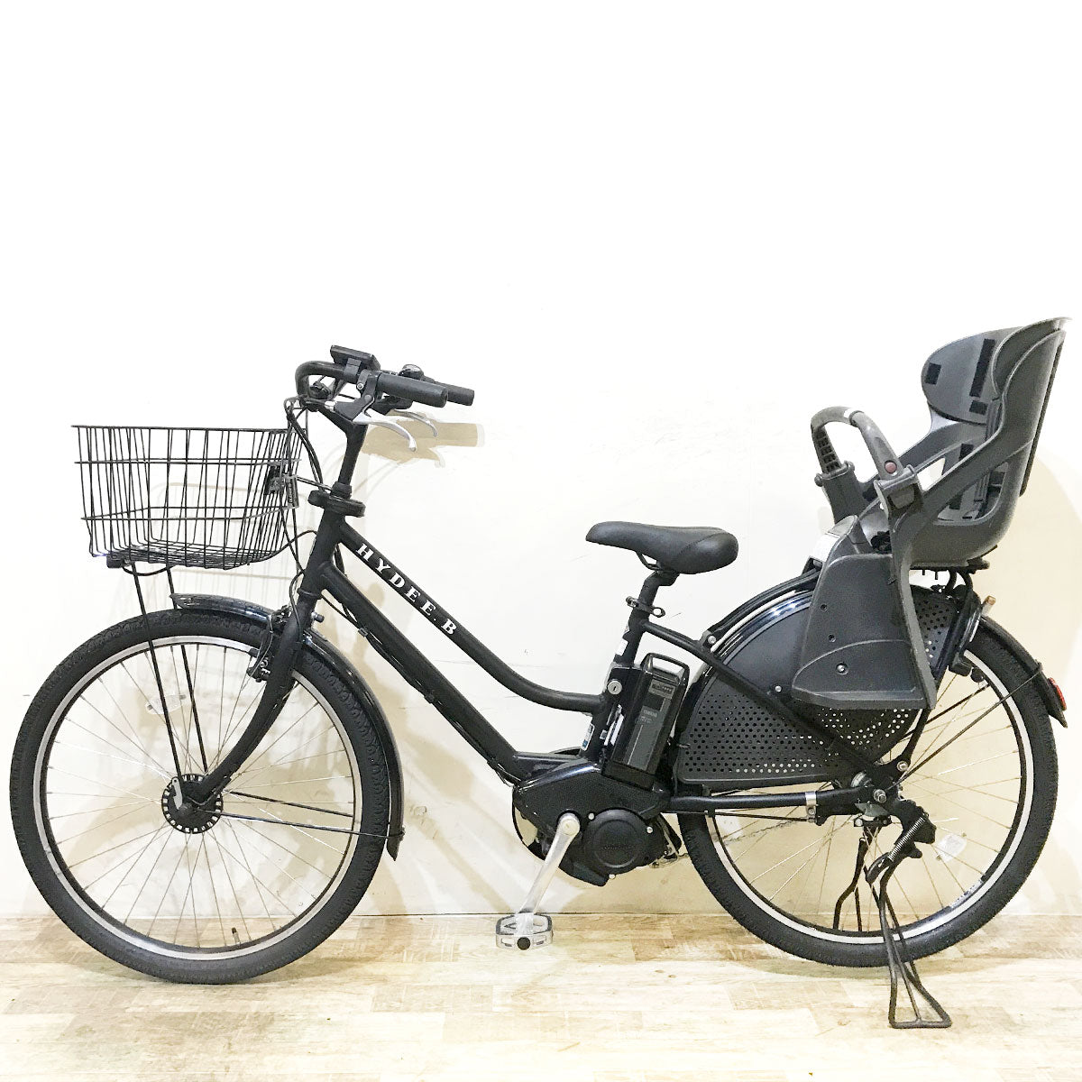 中古電動自転車 ブリヂストン HYDEE B ハイディ ビー ブラック 26インチ KF097