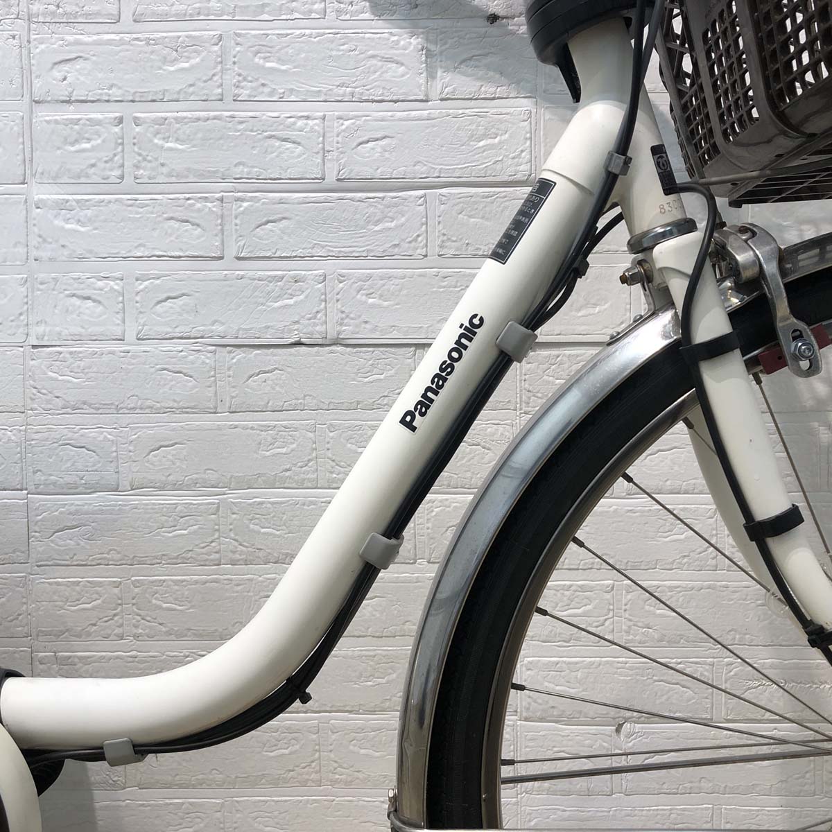 中古電動自転車 パナソニック ビビ DX ホワイト 26インチ YB062 – e