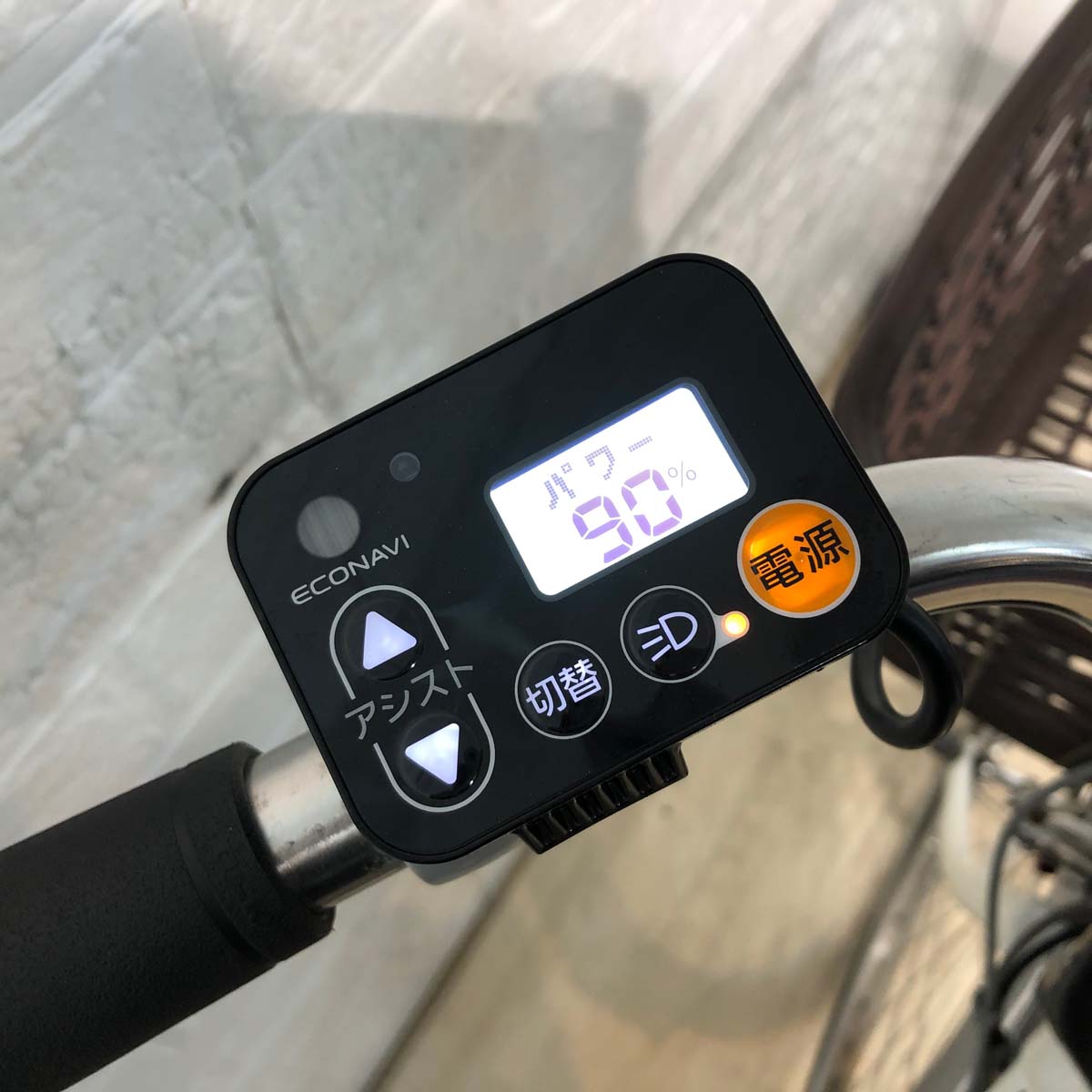 中古電動自転車 パナソニック ビビ DX ホワイト 26インチ YB062 