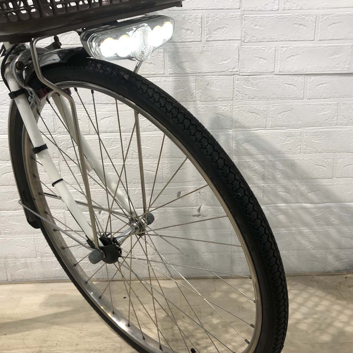 中古電動自転車 パナソニック ビビ DX ホワイト 26インチ YB062 – e