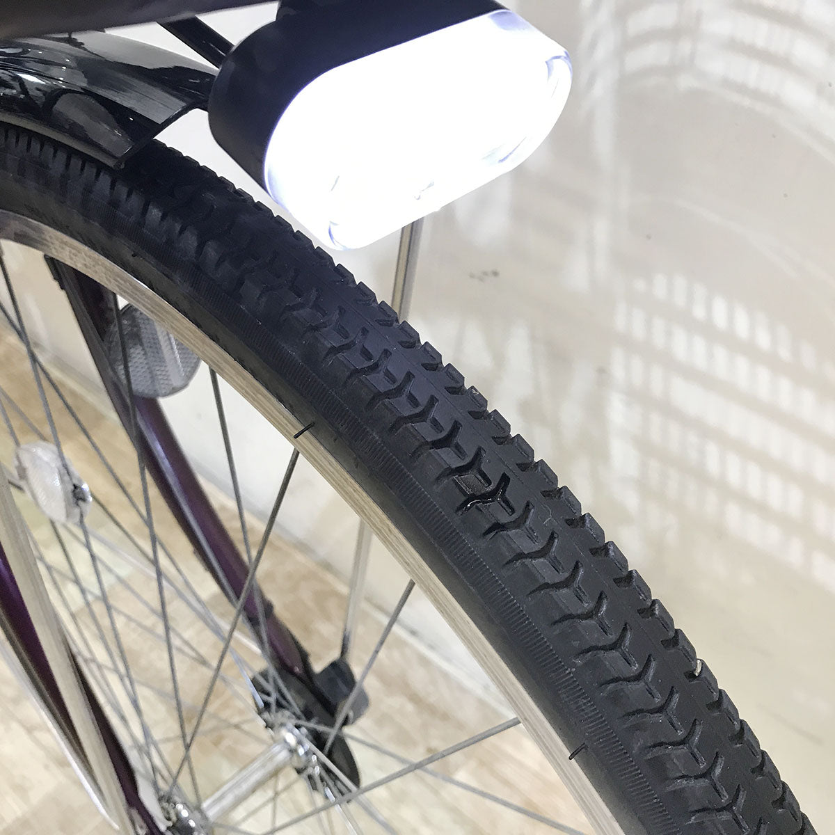 中古電動自転車 ヤマハ PAS ナチュラ S パープル 26インチ KF098