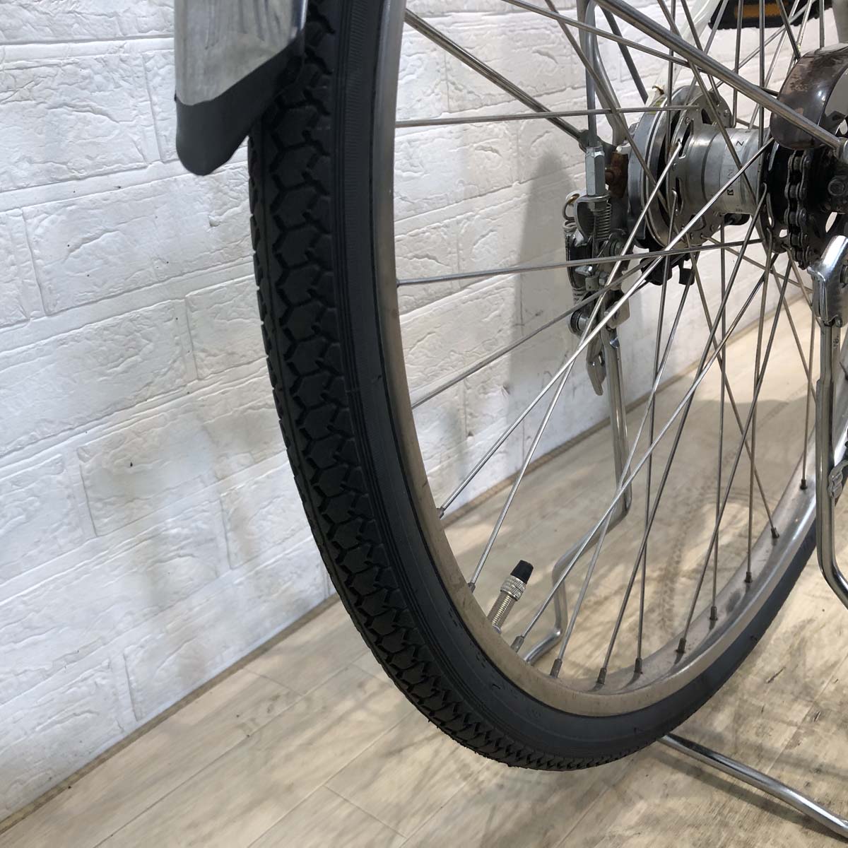 中古電動自転車 パナソニック ビビ DX ホワイト 26インチ YB062 