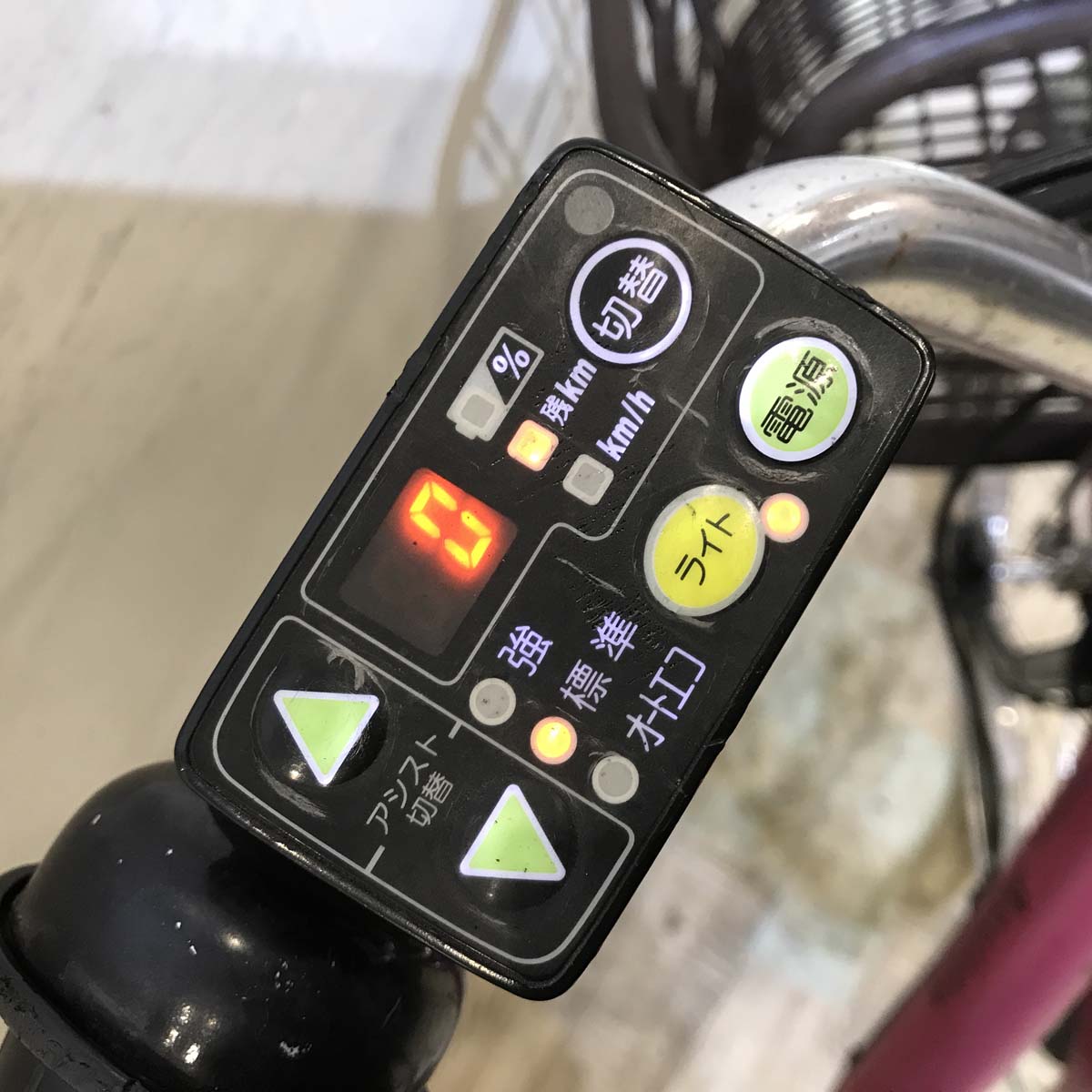 中古電動自転車  ブリヂストン アシスタ DX SP ピンク 26インチ KA075