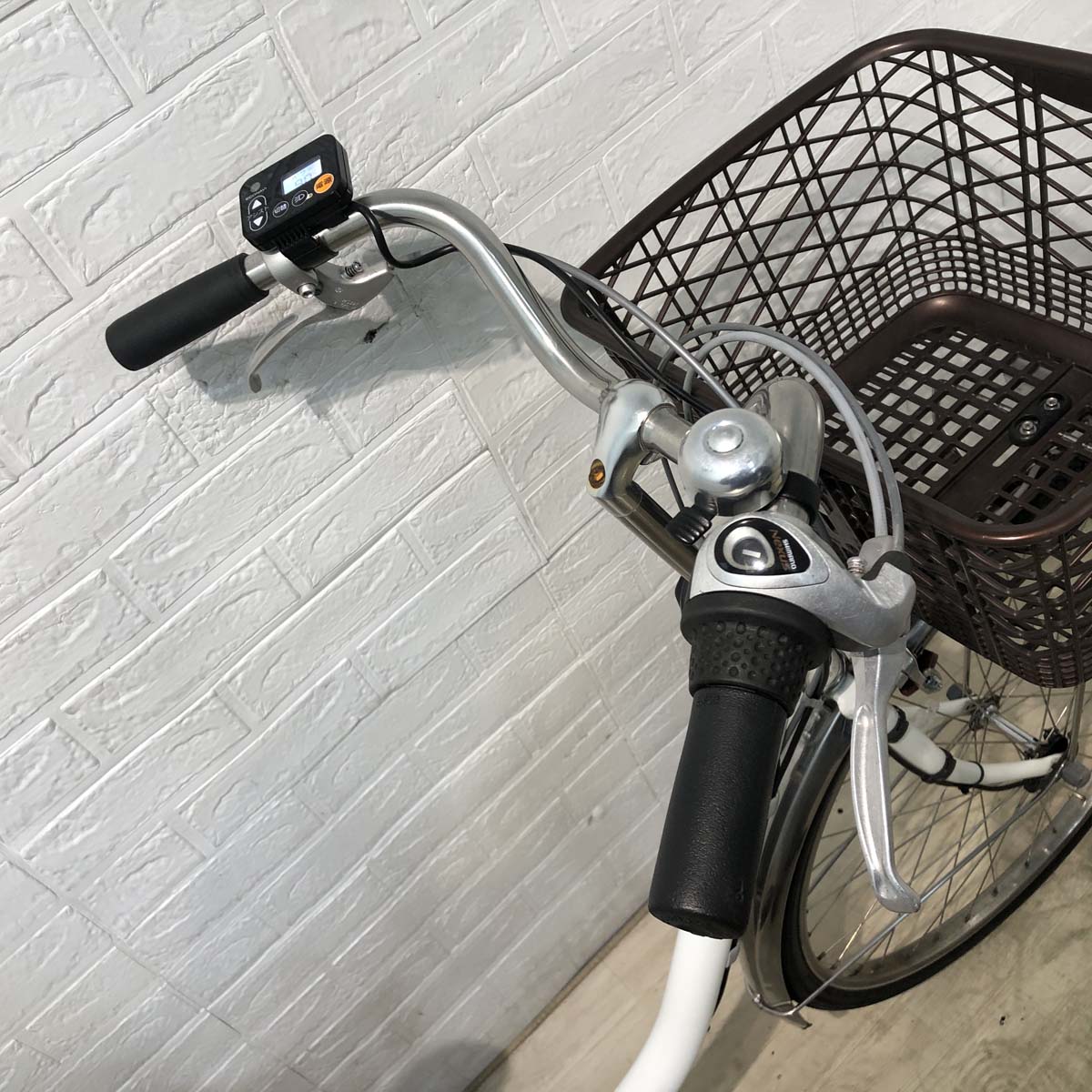 中古電動自転車 パナソニック ビビ DX ホワイト 26インチ YB062 – e