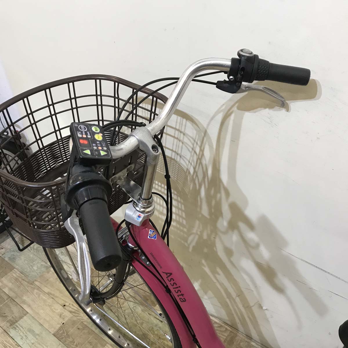 中古電動自転車  ブリヂストン アシスタ DX SP ピンク 26インチ KA075