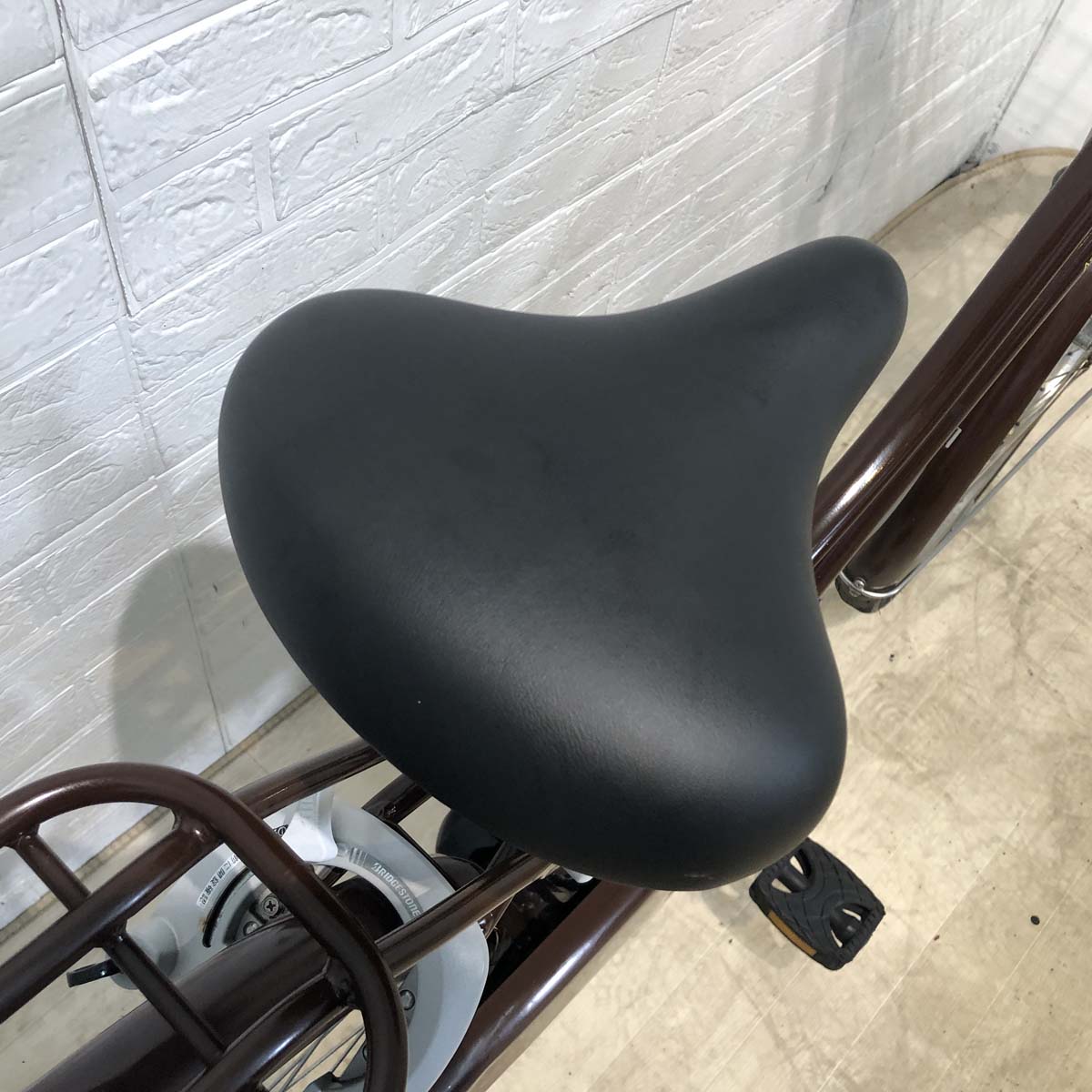 中古電動自転車 ブリヂストン アシスタ ポルク ブラウン 26インチ YB063 