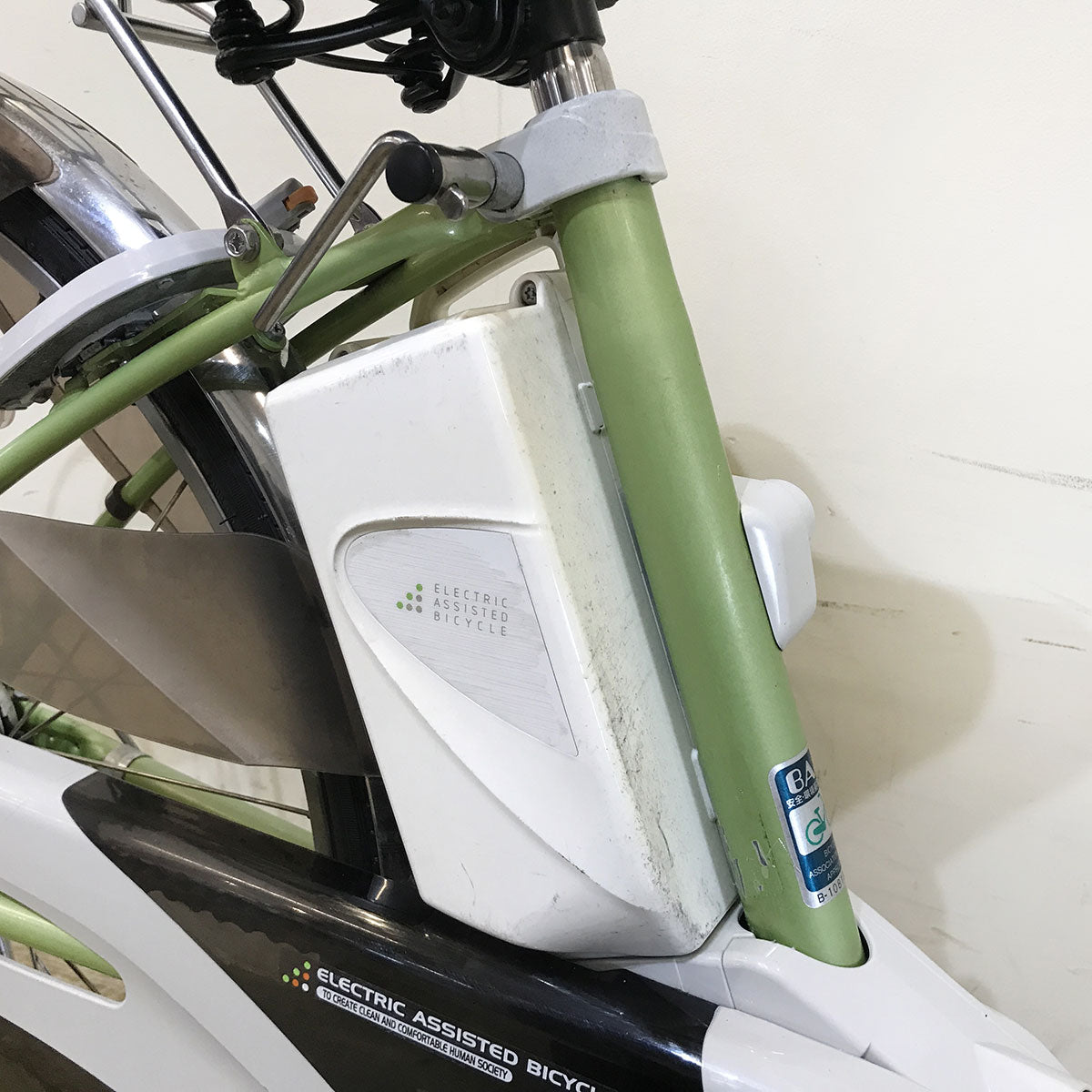中古電動自転車  パナソニック ビビ EX グリーン 26インチ KF100