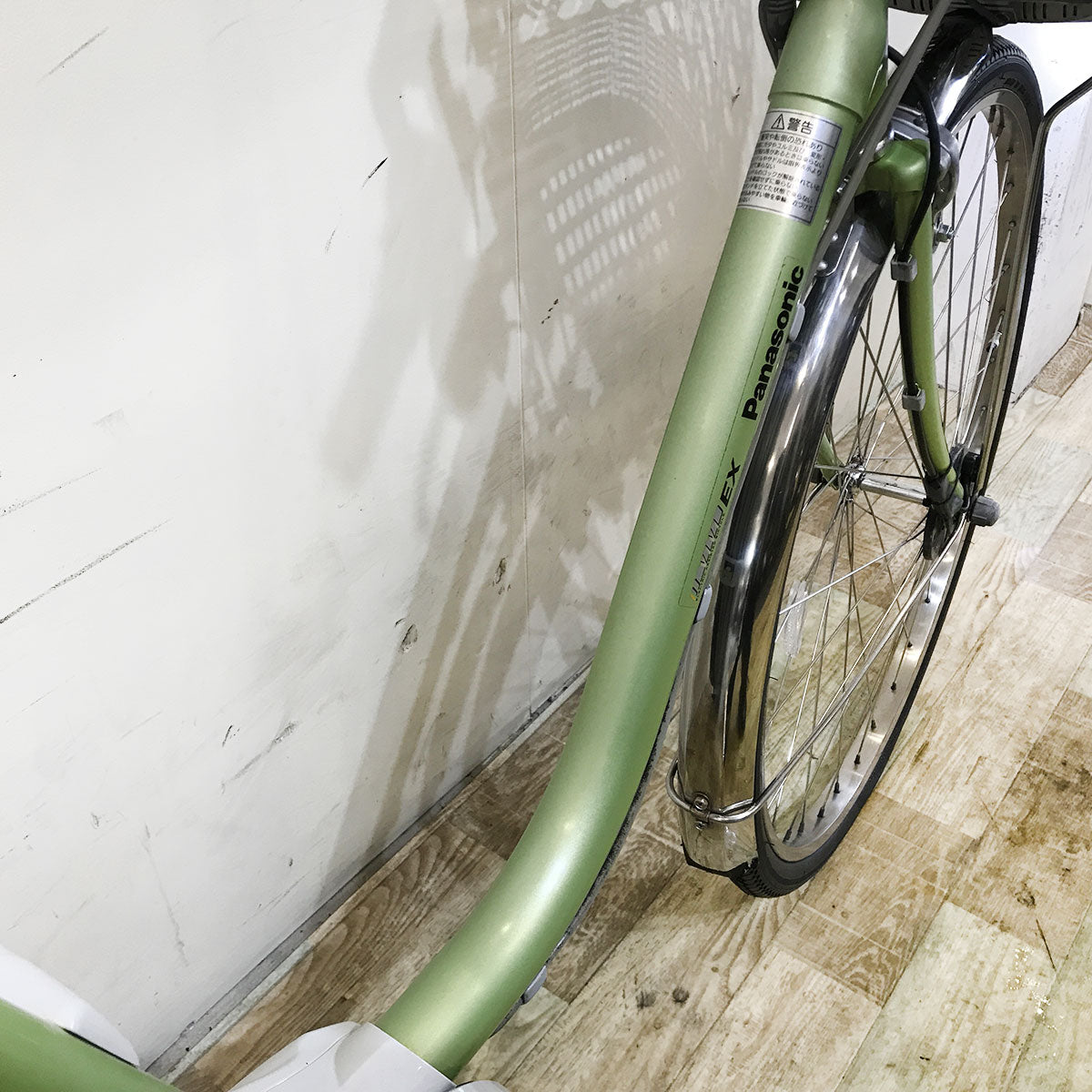 中古電動自転車  パナソニック ビビ EX グリーン 26インチ KF100