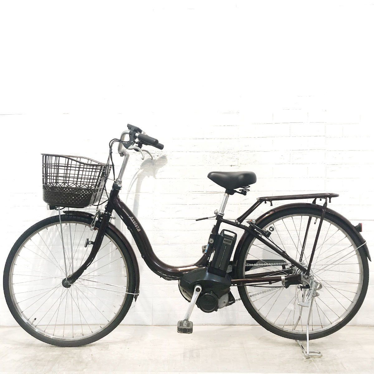 【１万円引き！】ブリヂストン アシスタファインDX ブラウン 26インチ YG105 【中古車】
