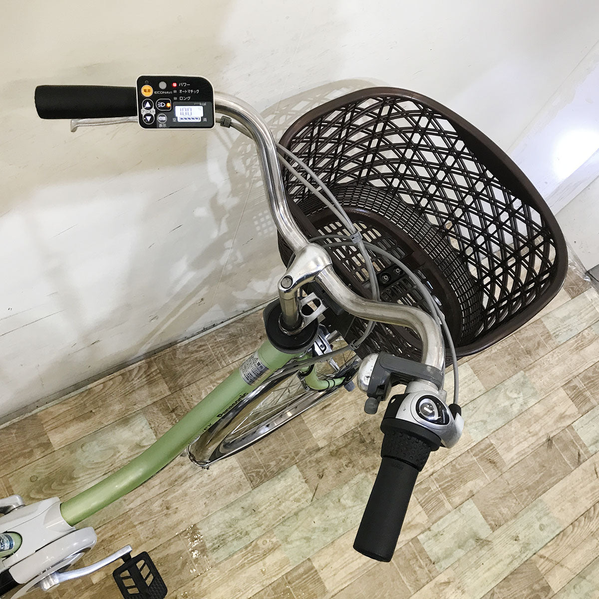 中古電動自転車  パナソニック ビビ EX グリーン 26インチ KF100