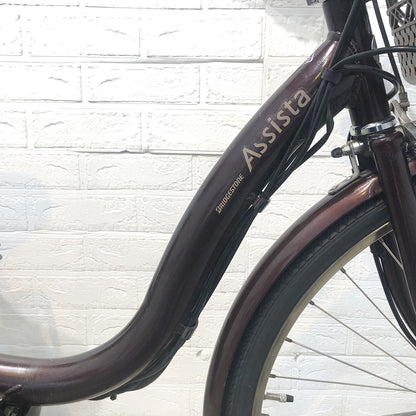 【１万円引き！】ブリヂストン アシスタファインDX ブラウン 26インチ YG105 【中古車】