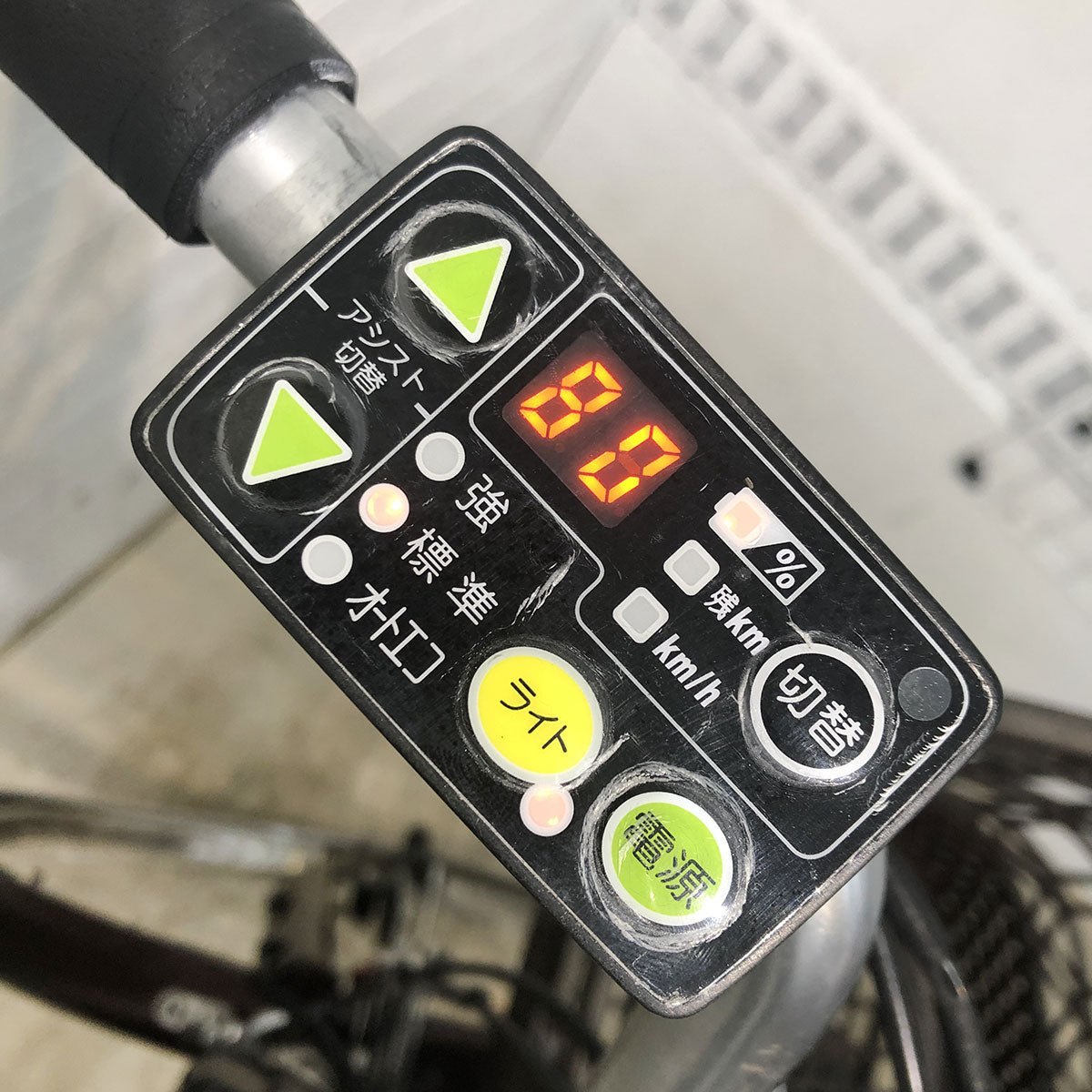 中古電動自転車 ブリヂストン アシスタファインDX ブラウン 26インチ YG105