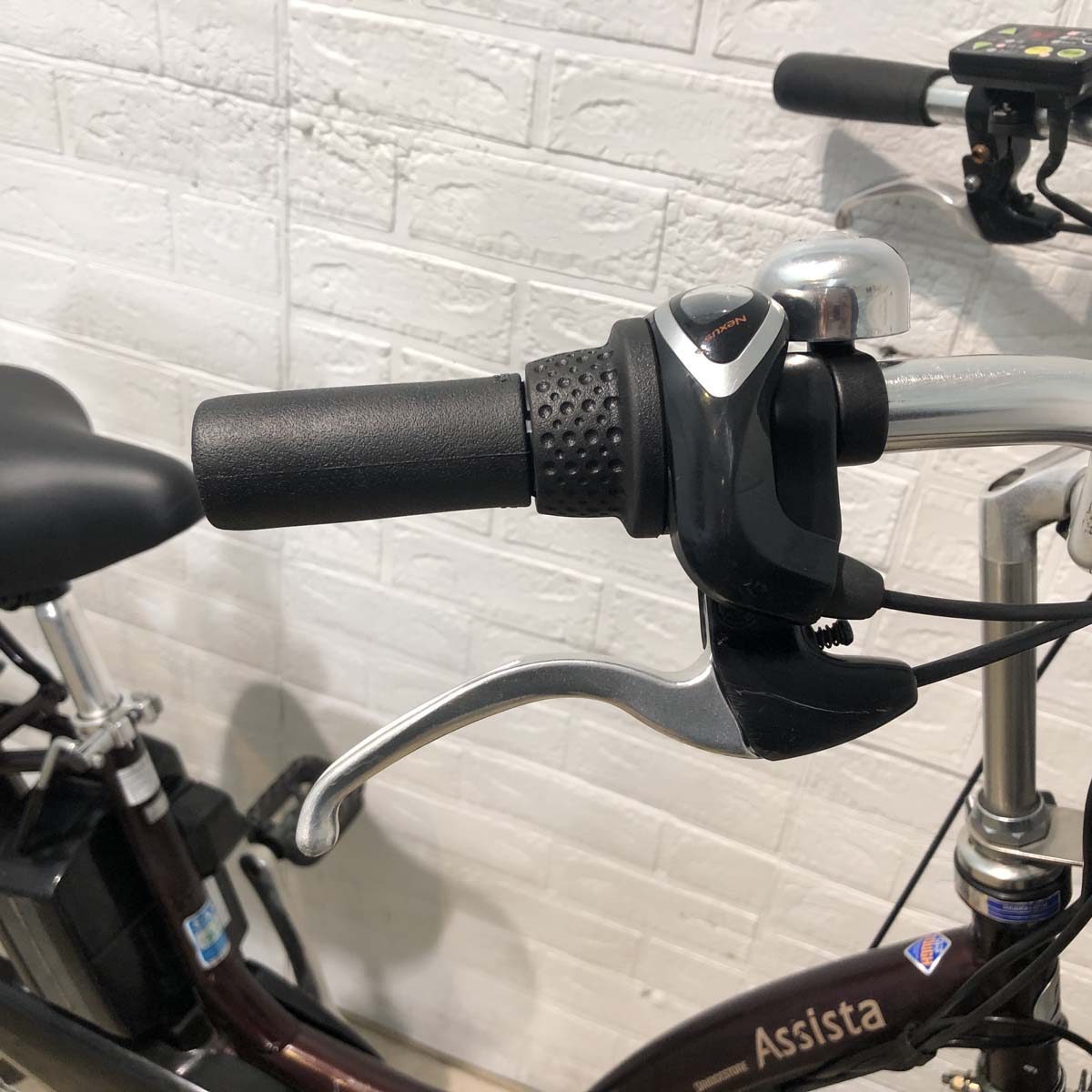 中古電動自転車 ブリヂストン アシスタ ファイン ブラウン 26インチ 