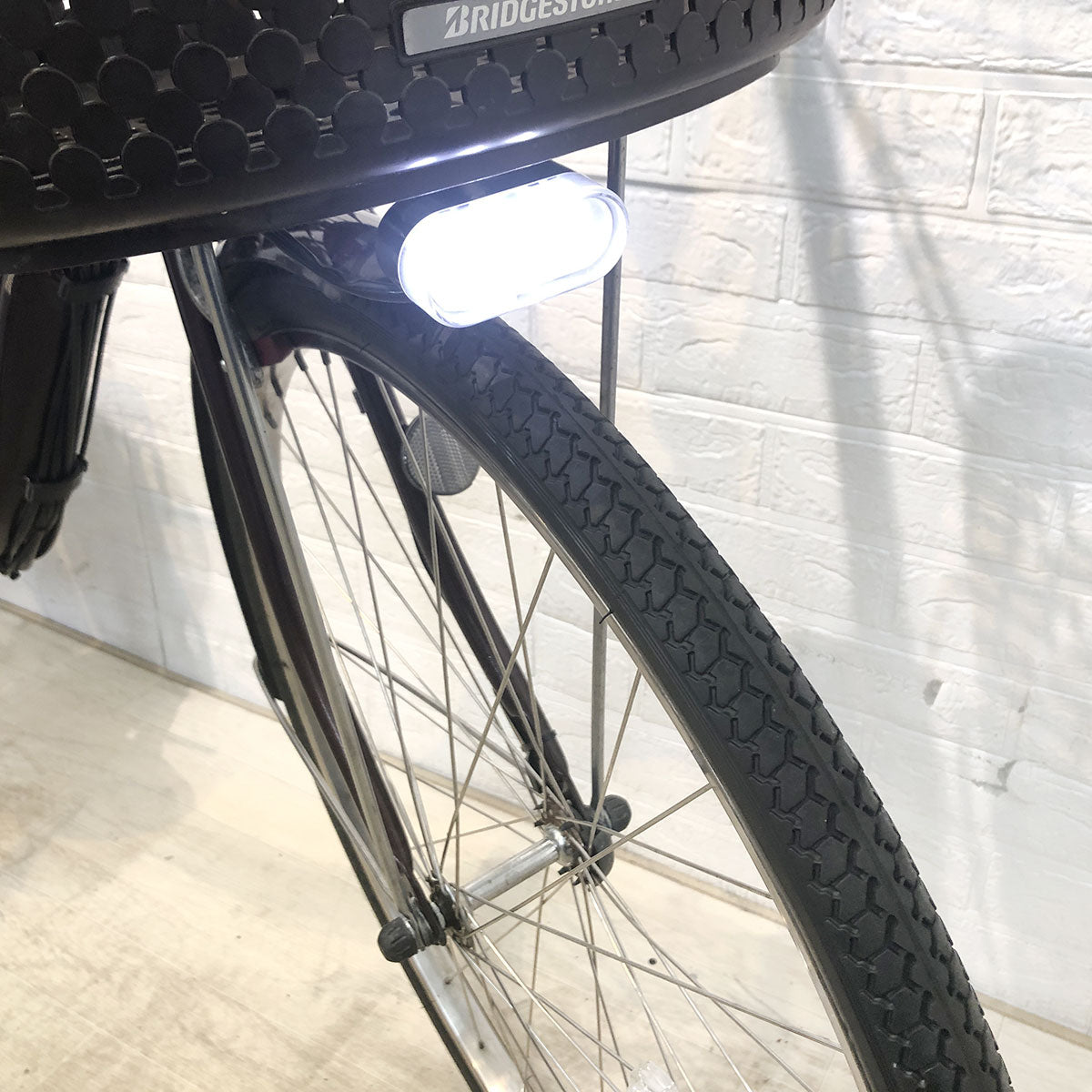 中古電動自転車 ブリヂストン アシスタファインDX ブラウン 26インチ YG105