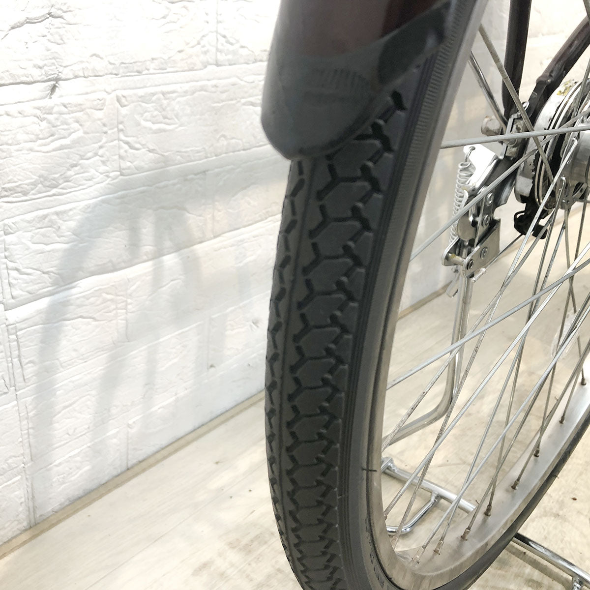【１万円引き！】ブリヂストン アシスタファインDX ブラウン 26インチ YG105 【中古車】
