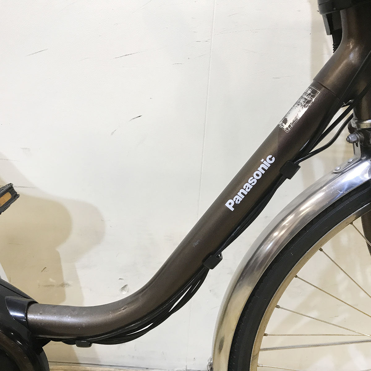 中古電動自転車 パナソニック ビビ DX ブラウン 26インチ KF101