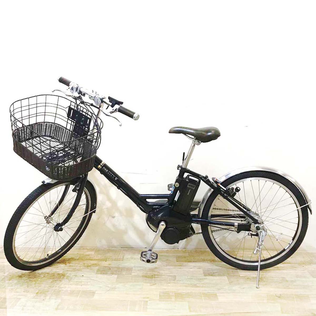 中古電動自転車 ヤマハ PAS CITY V パス シティ V ブラック 24インチ KA077