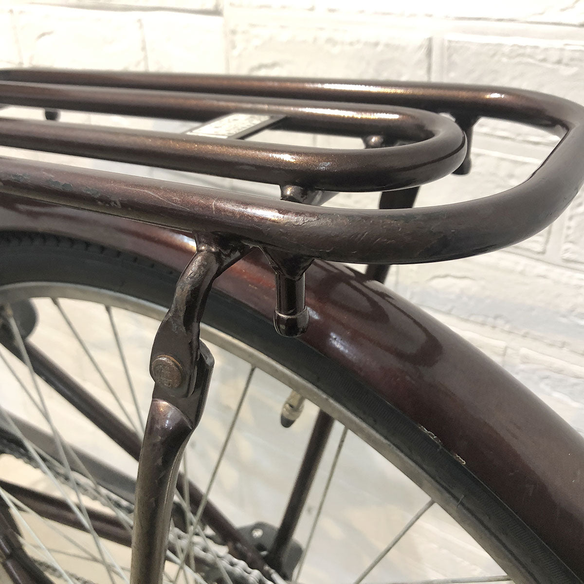 【１万円引き！】ブリヂストン アシスタファインDX ブラウン 26インチ YG105 【中古車】