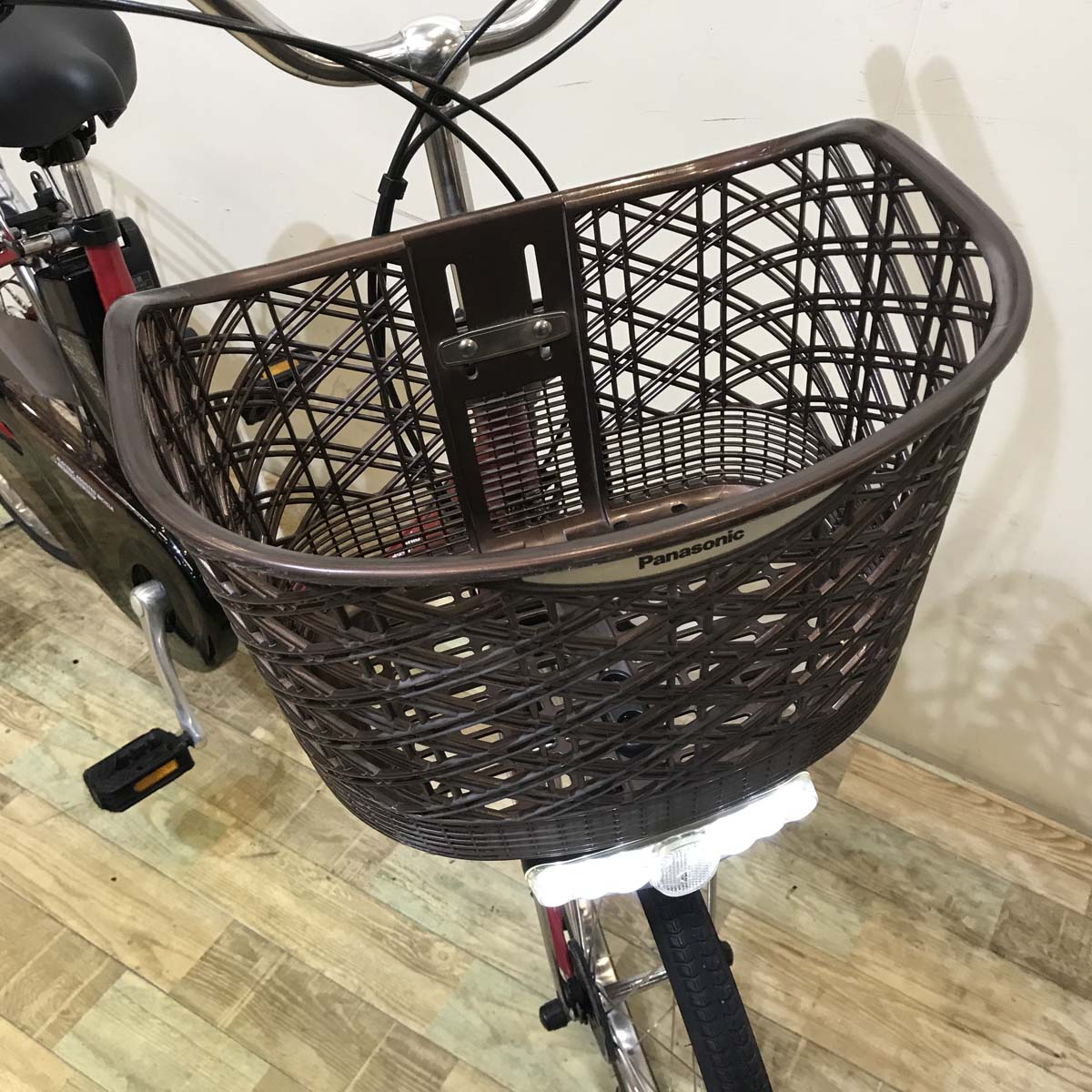中古電動自転車 パナソニック ビビ DX レッド 24インチ KA078