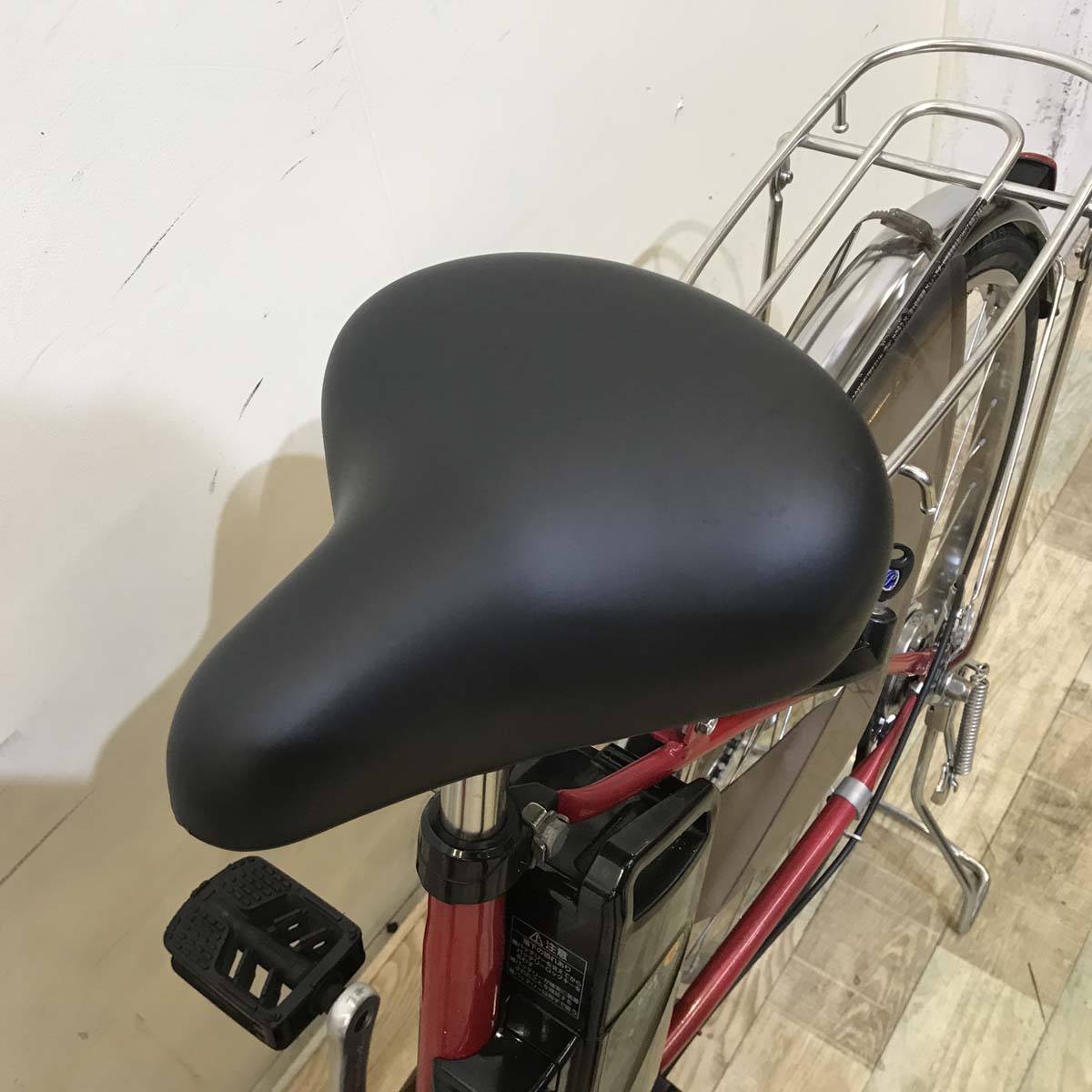 中古電動自転車 パナソニック ビビ DX レッド 24インチ KA078