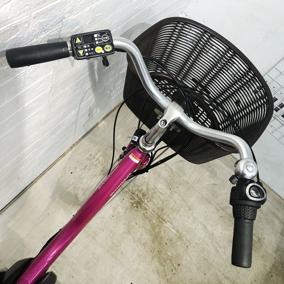 中古電動自転車 ヤマハ PAS ナチュラL ピンク 26インチ YG107