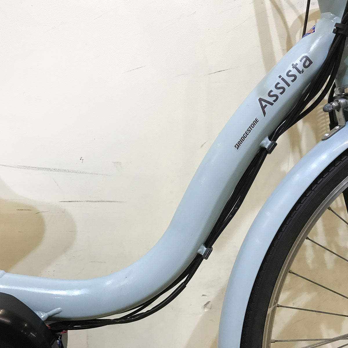 中古電動自転車 ブリヂストン アシスタ ファイン ブルー 26インチ KF102