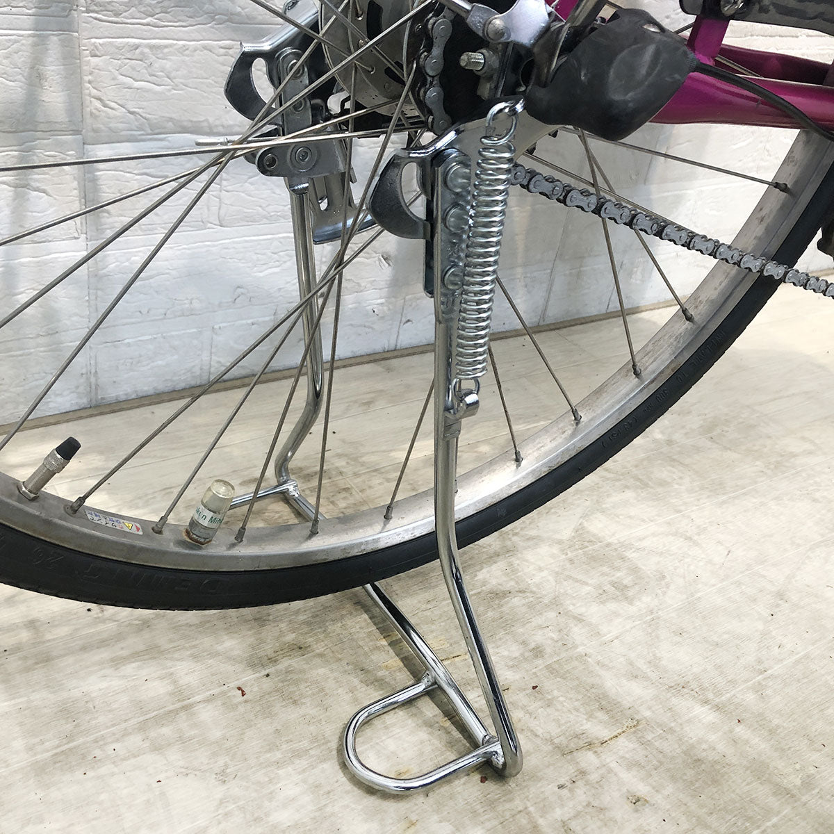 中古電動自転車 ヤマハ PAS ナチュラL ピンク 26インチ YG107