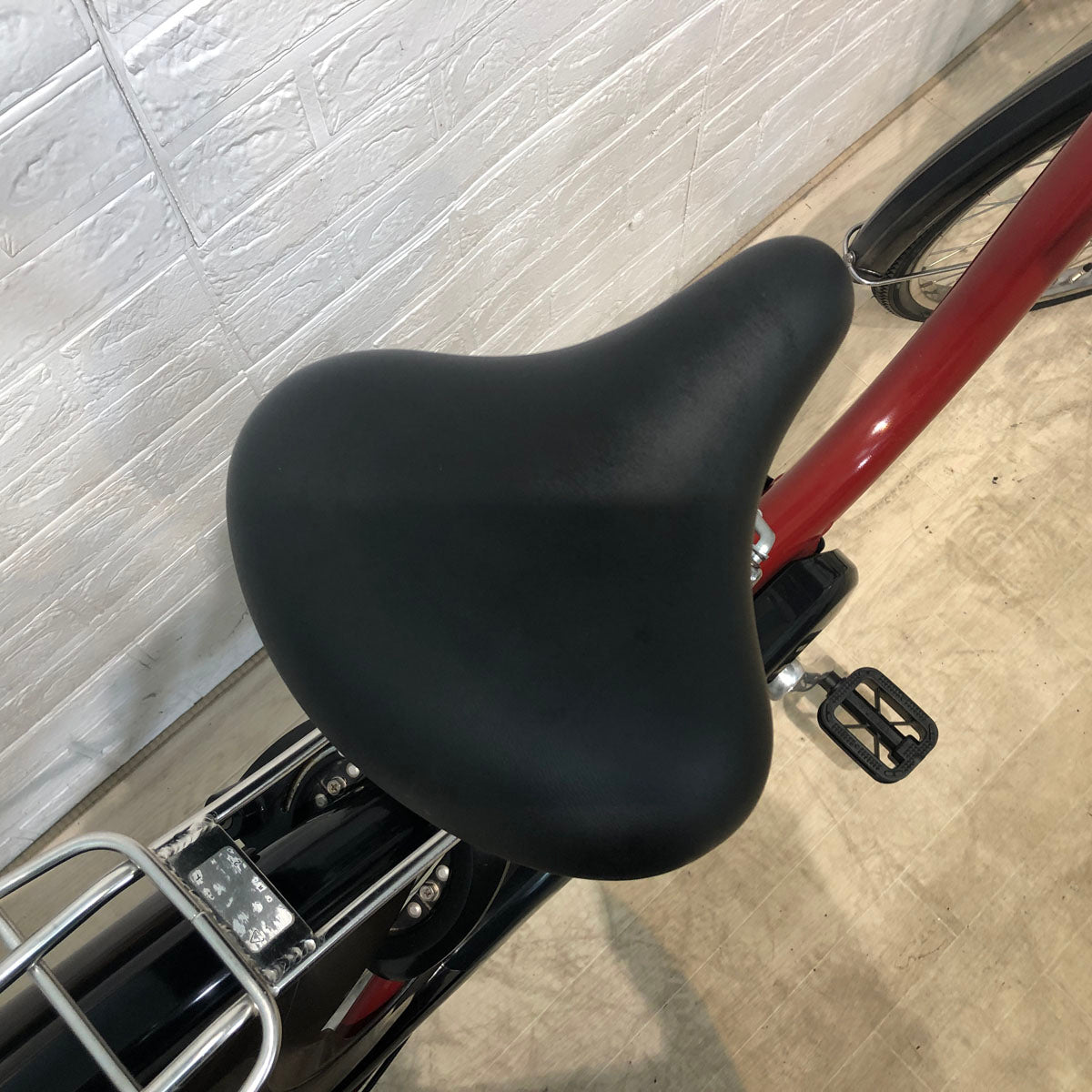 中古電動自転車 ヤマハ PAS ナチュラ M レッド 26インチ YB066