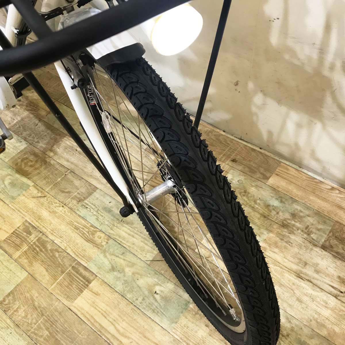 中古電動自転車 ブリヂストン HYDEE 2 ハイディ ツー ホワイト 26インチ KA080