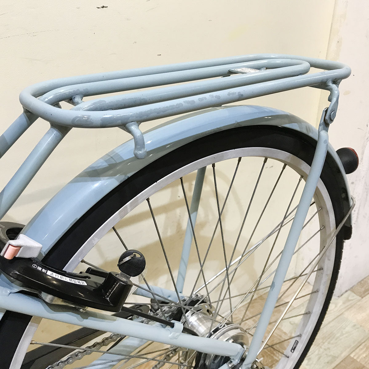 中古電動自転車 ブリヂストン アシスタ ファイン ブルー 26インチ KF102