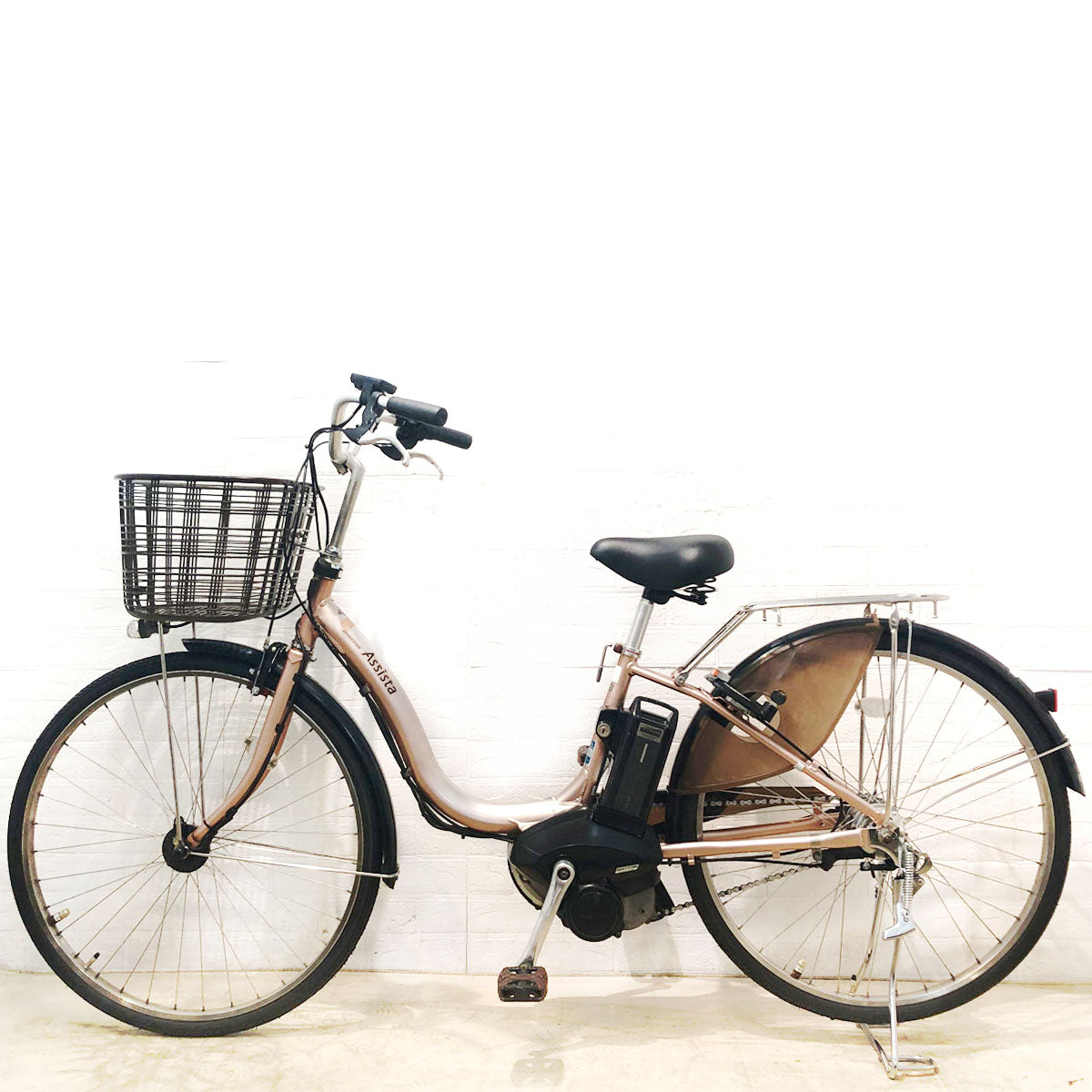 中古電動自転車 ブリヂストン アシスタ DX プレシャスベージュ 26インチ YB067