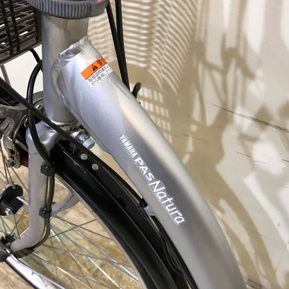 ヤマハ PAS ナチュラ M シルバー 26インチ KW023 【中古車】