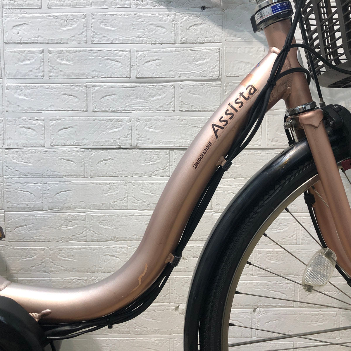 中古電動自転車 ブリヂストン アシスタ DX プレシャスベージュ 26インチ YB067