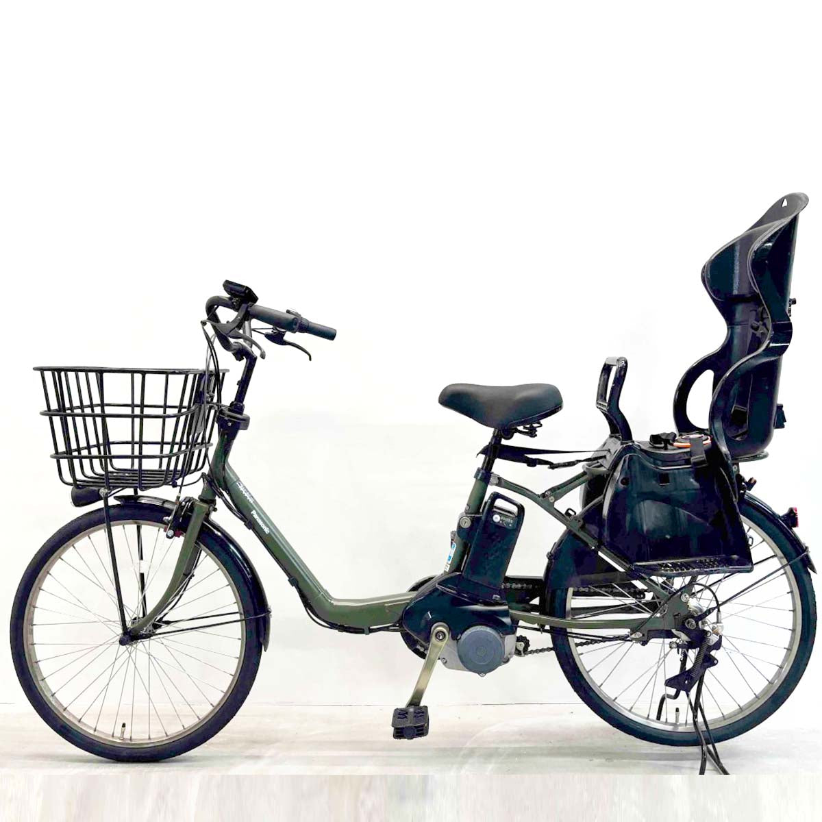 中古電動自転車 パナソニック ギュットステージ グリーン 22インチ YJ130