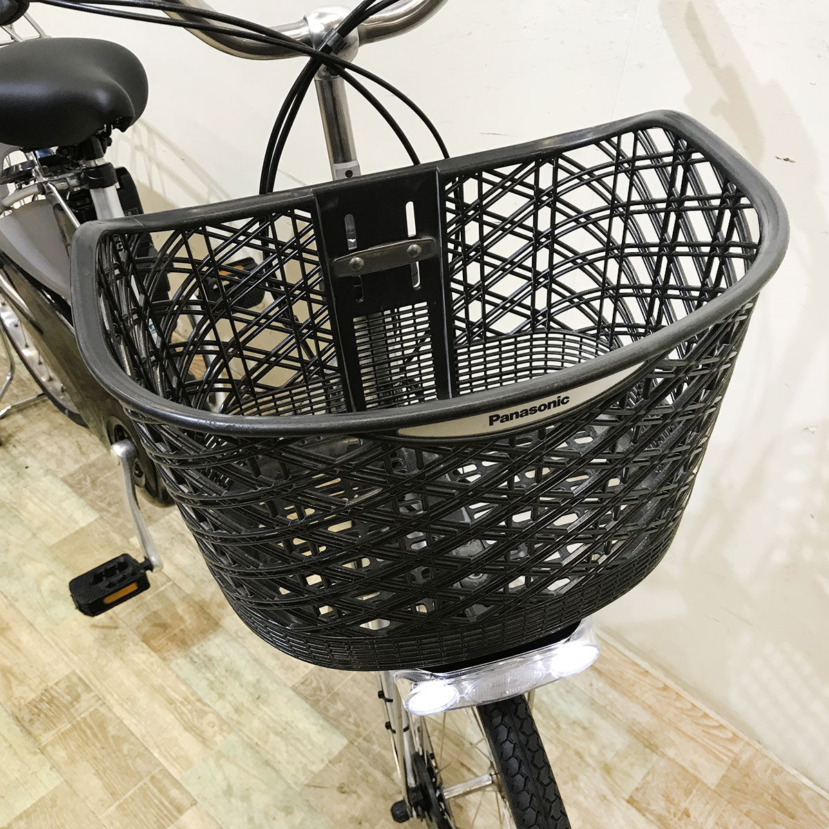 中古電動自転車 パナソニック ビビ DX シルバー 26インチ KF103