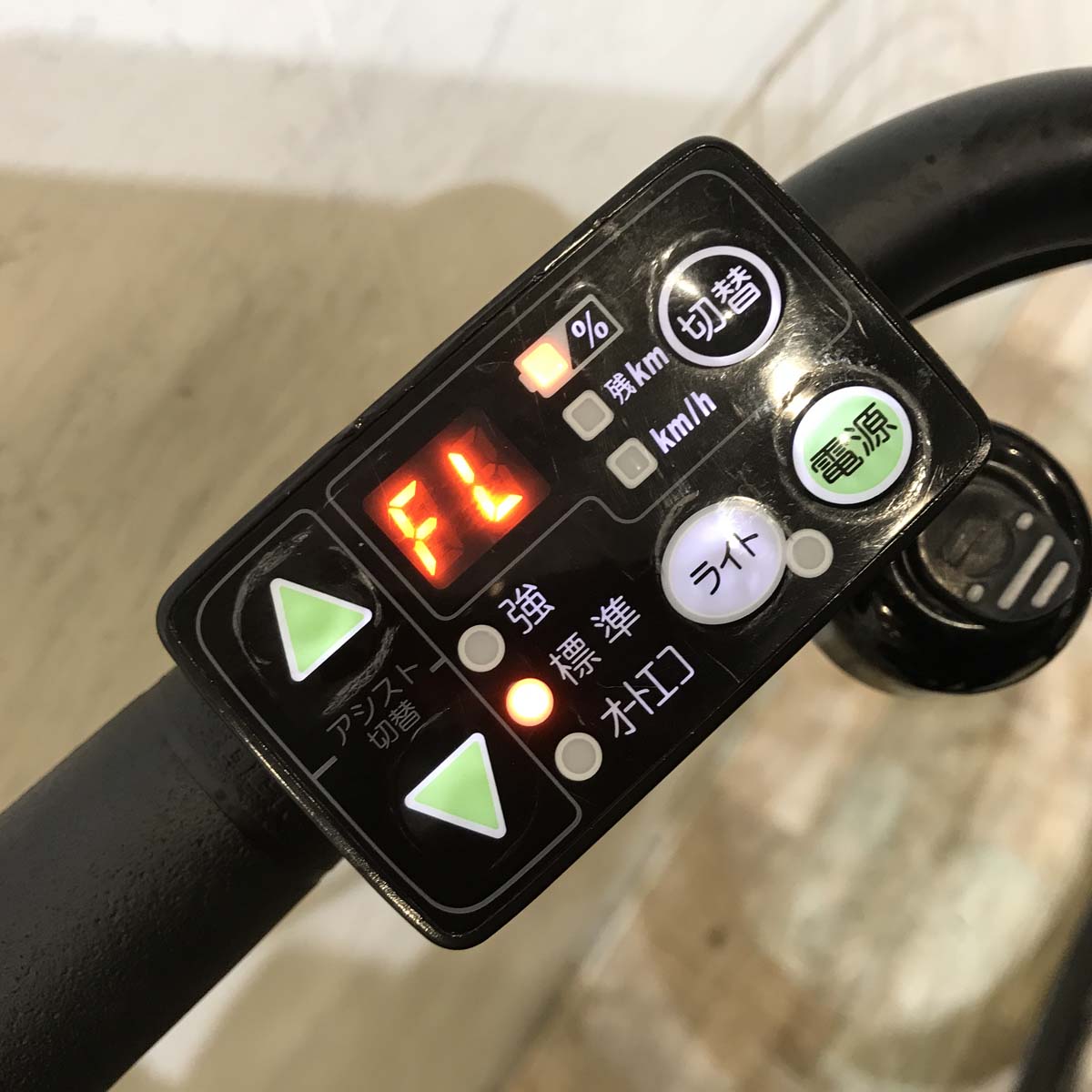 中古電動自転車 ブリヂストン HYDEE B ハイディ ビー ブラック 26インチ KA081