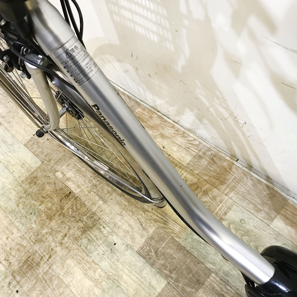 中古電動自転車 パナソニック ビビ DX シルバー 26インチ KF103