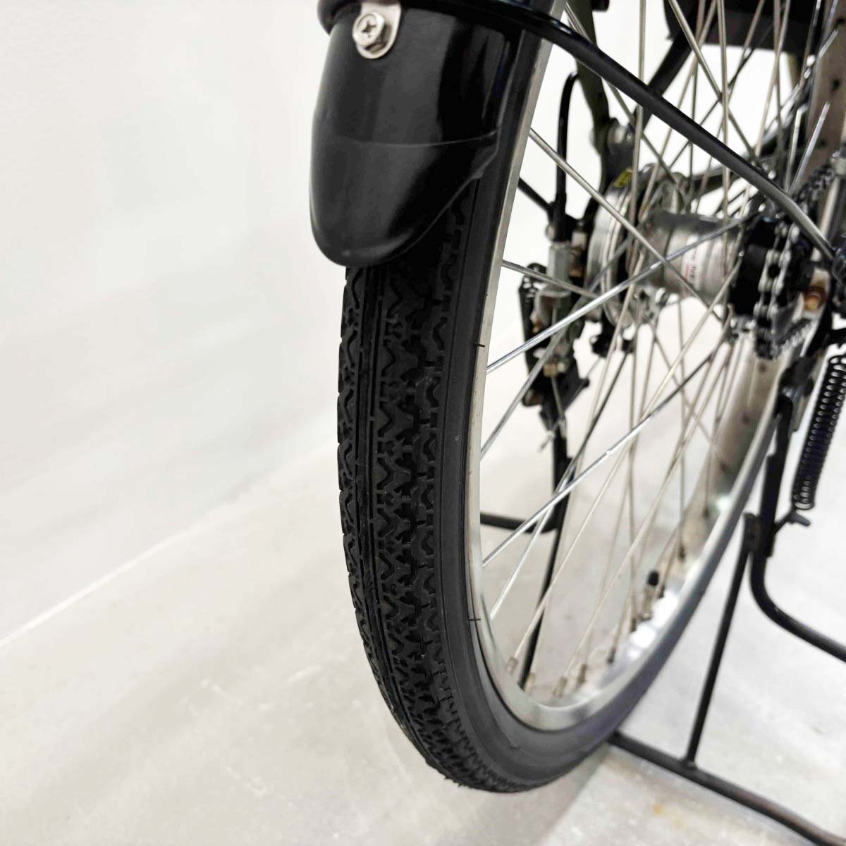 中古電動自転車 パナソニック ギュットステージ グリーン 22インチ YJ130