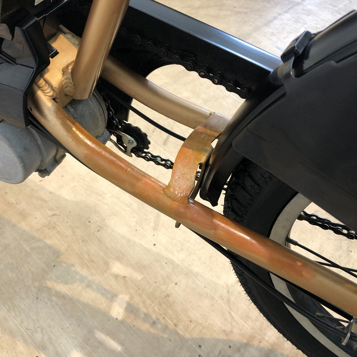 電動自転車 訳あり パナソニック ギュット アニーズ ゴールド 20インチ YU095【中古車】