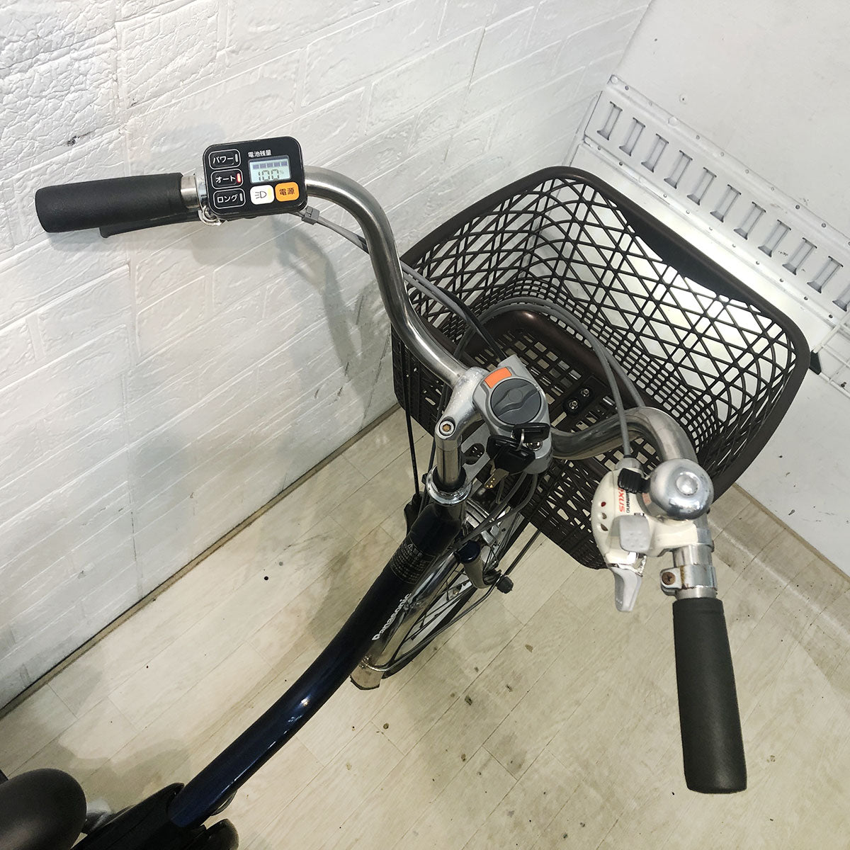 中古電動自転車 パナソニック ビビライフ ブルー 18×16インチ YG110